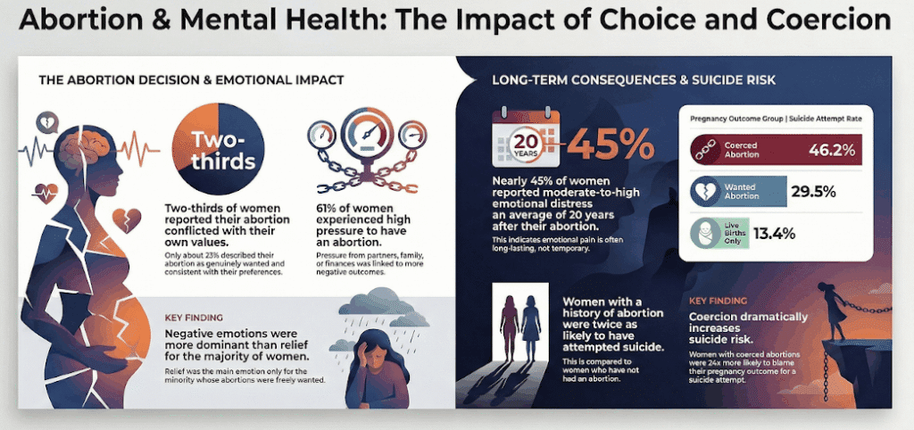 Key findings from the Unwanted Abortion Studies